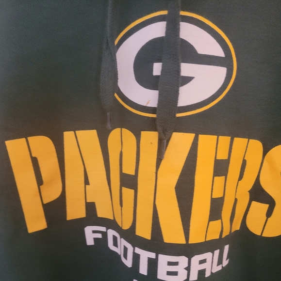 NFL team apparel Green Bay Packers sweatshirt with hood size xl - Picture 8 of 8